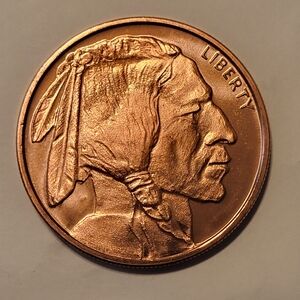 1oz .999 Fine Copper Round